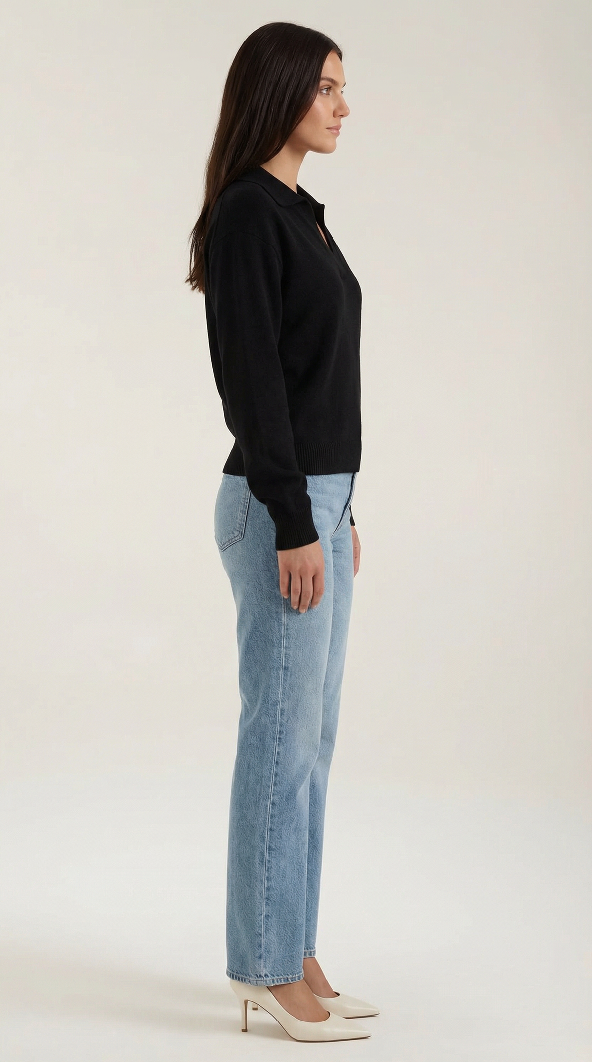 Rowan Lucie™ | Suéter Casual de Polo con Escote en V