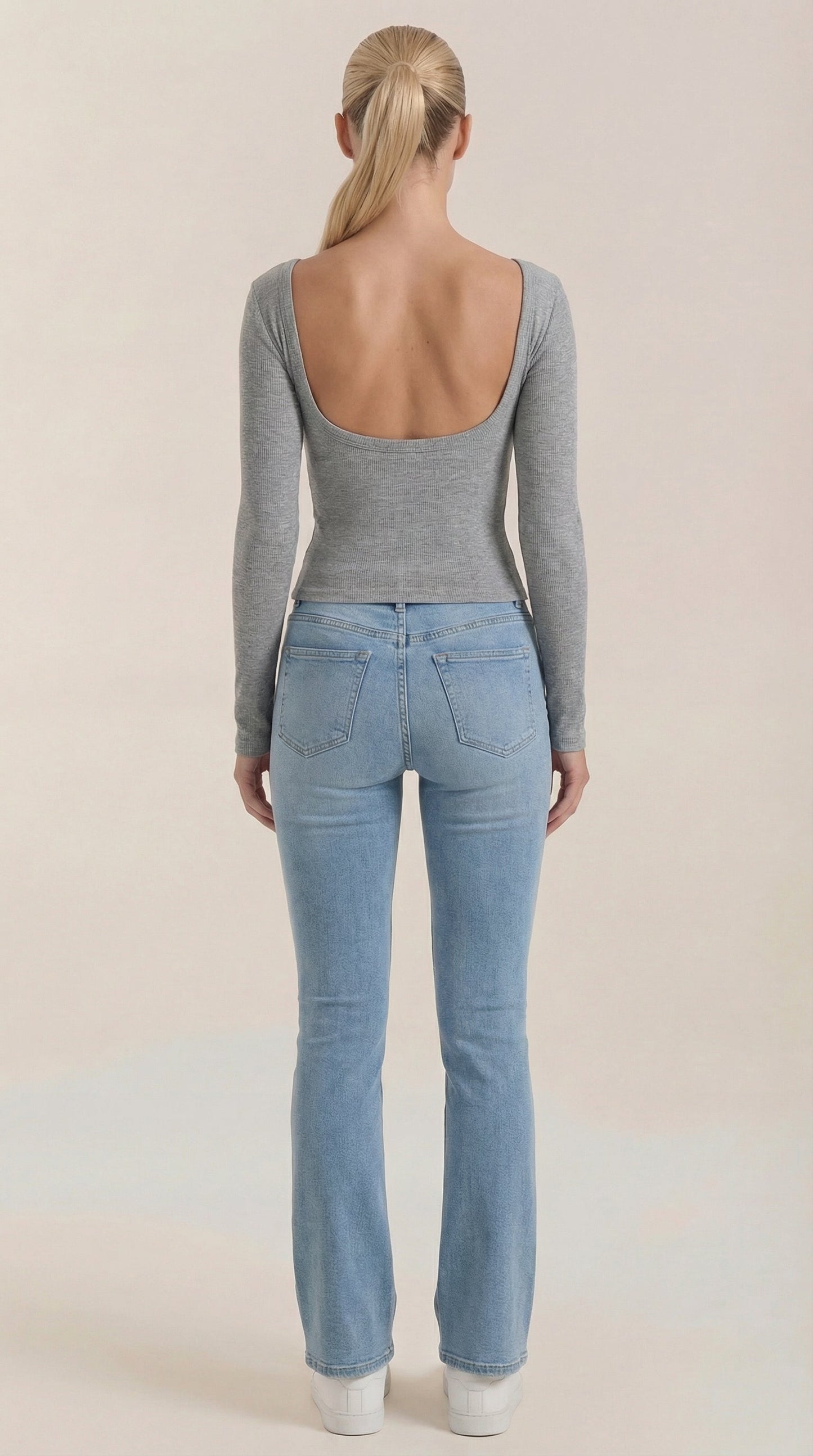 Brais Petra™ | Top de Manga Larga con Escote en U