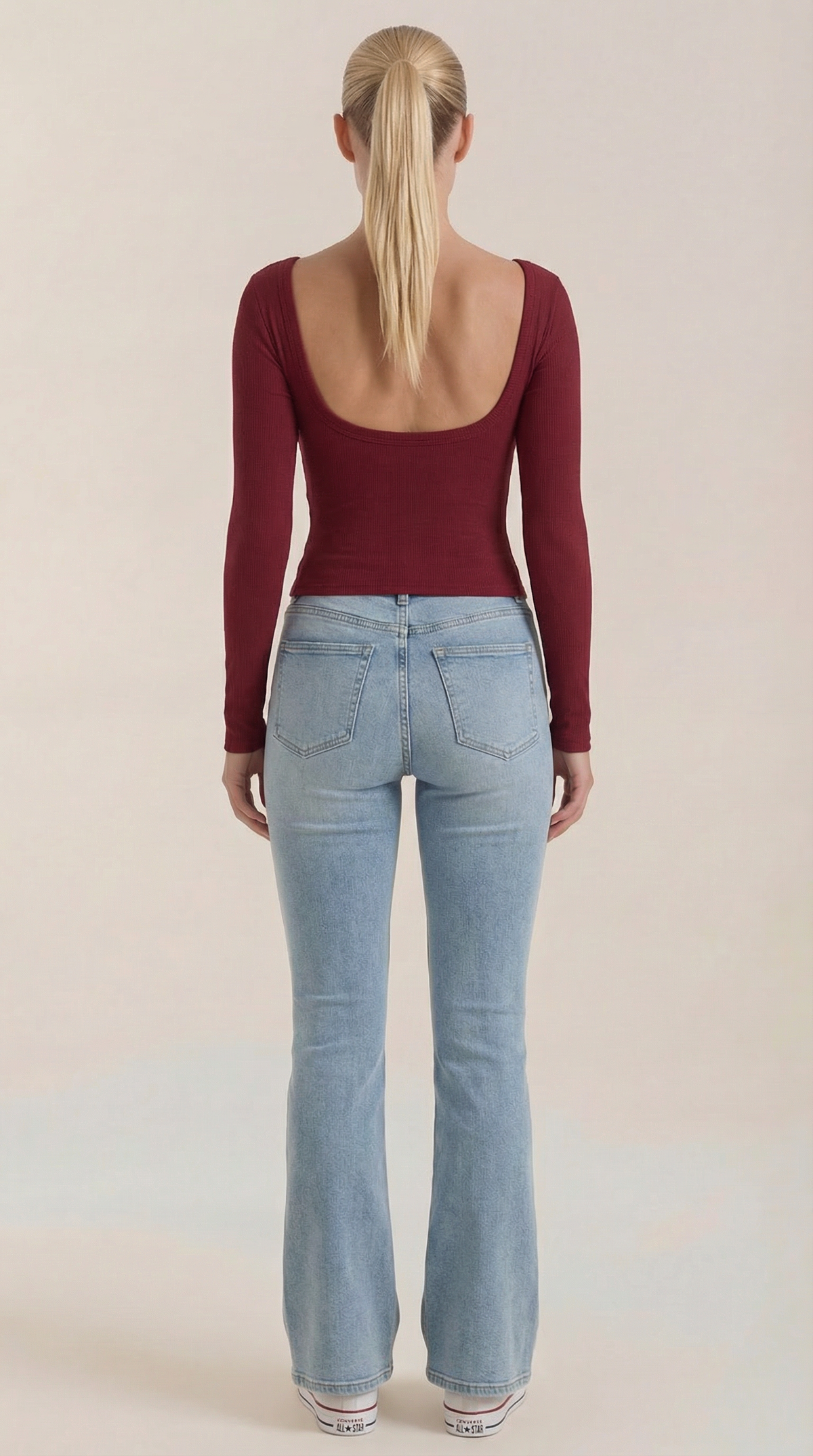 Ildara Claudia™ | Top de Manga Larga con Escote en V