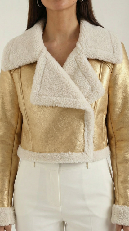 Felisa Aurea™ | Corta Chaqueta de Forro Polar