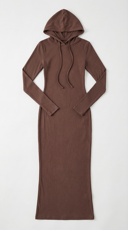 Waltraud™ | Vestido Maxi Bodycon con Capucha Elegante