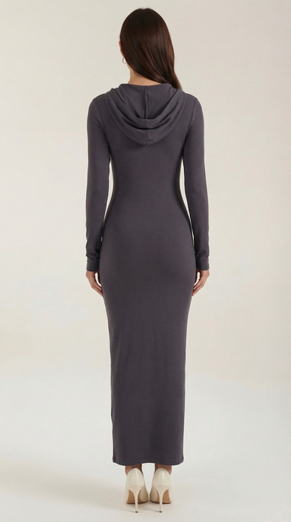 Waltraud™ | Vestido Maxi Bodycon con Capucha Elegante