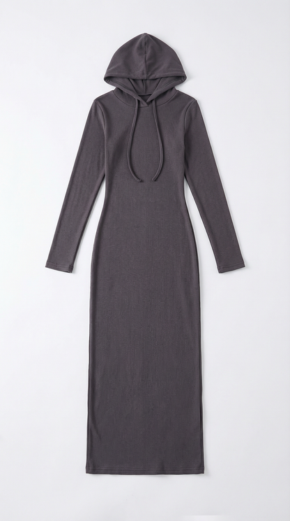 Waltraud™ | Vestido Maxi Bodycon con Capucha Elegante