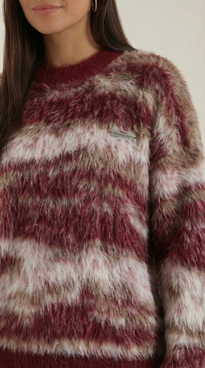 Ana Bàrbara™ | Suéter de punto largo 'Melanie' con diseño exclusivo