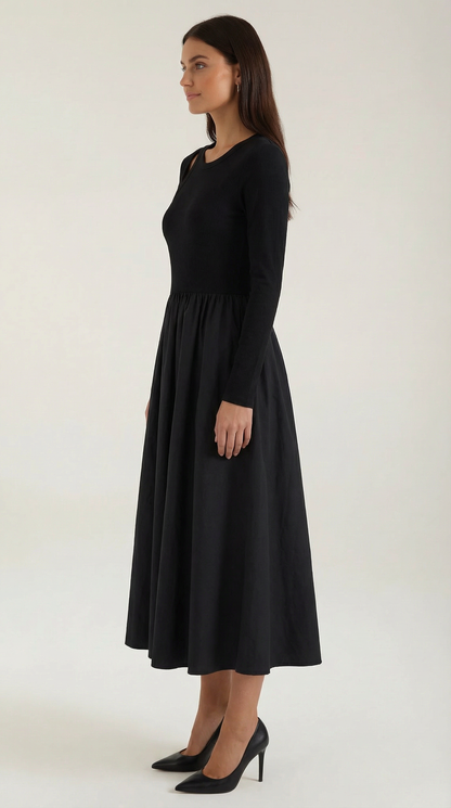 Ana Almendra™ | Vestido Midi de Algodón Melissa