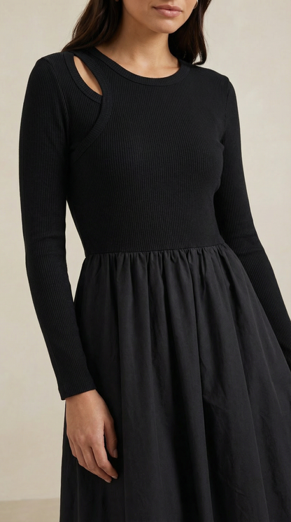 Ana Almendra™ | Vestido Midi de Algodón Melissa