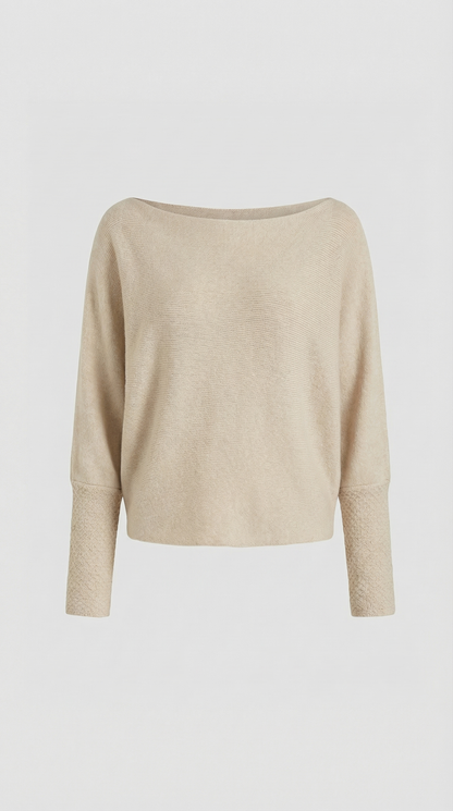 Uxia™ | Suéter de Punto Off-Shoulder