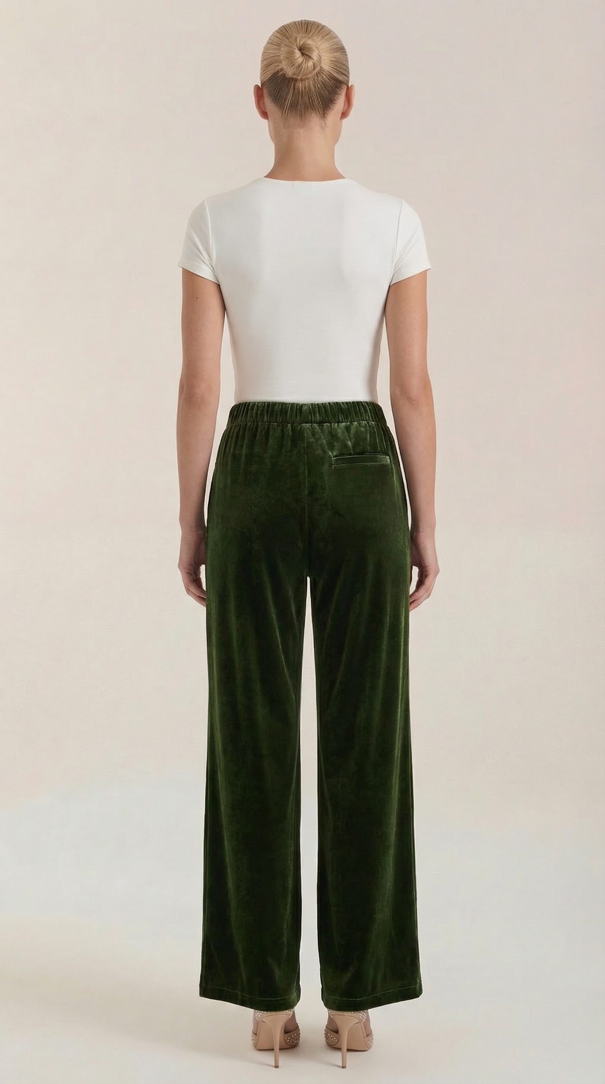 Ana Clarisa™ | Nadine Pantalón Ancho de Terciopelo