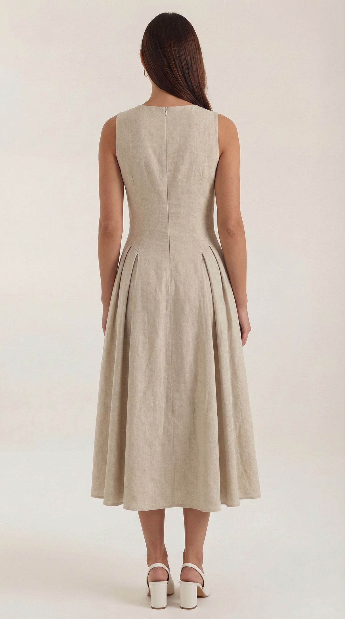 Rosa Pilar™ | Vestido Midi Nancy con Detalles Cut-out