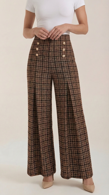 María Emiliana™ | Pantalones de cuadros Naomi