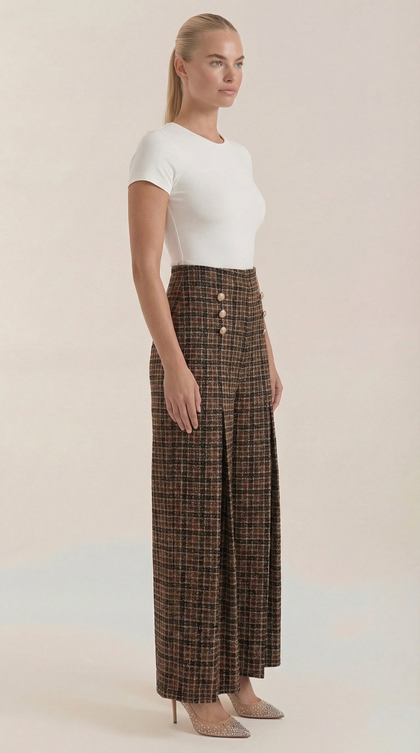 María Emiliana™ | Pantalones de cuadros Naomi
