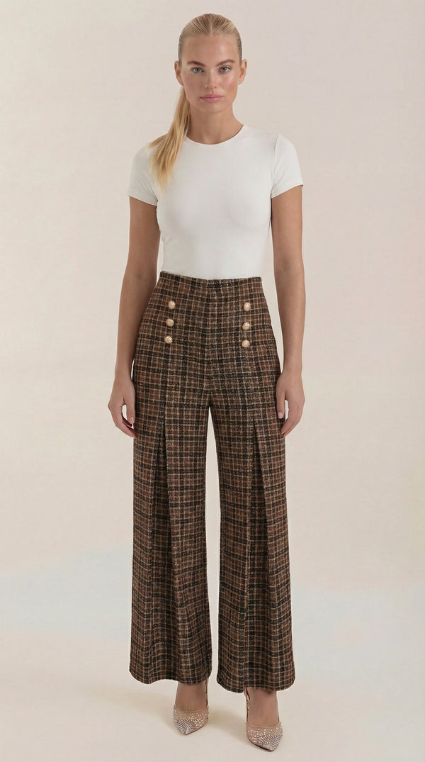 María Emiliana™ | Pantalones de cuadros Naomi