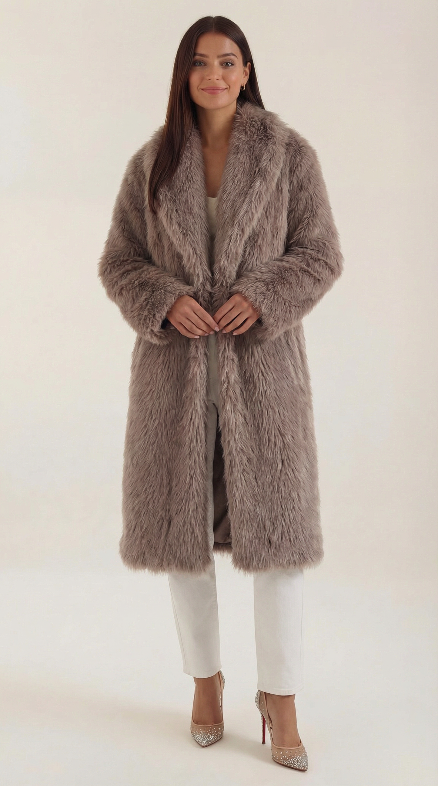 Rosa Iratxe™ | Chaqueta de Piel Sintética Lange Narcissa