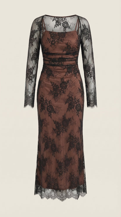 Ana Adela™ | Nerissa Lace Maxi Dress