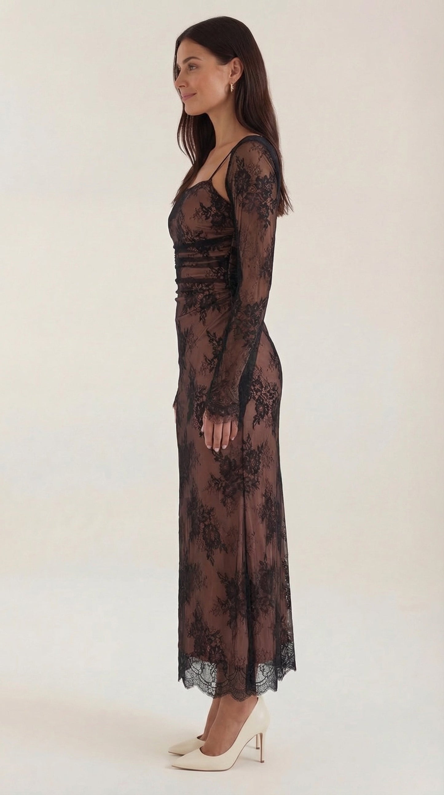 Ana Adela™ | Nerissa Lace Maxi Dress