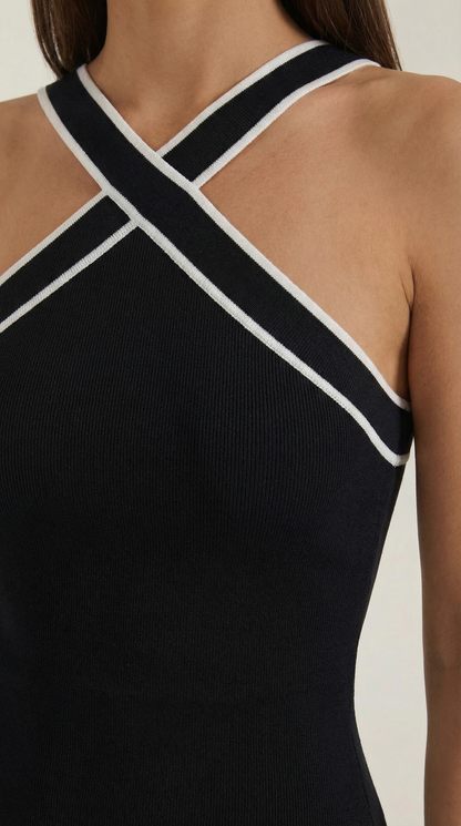 Pepa Marisol™ | Top Halter con Diseño entrelazado