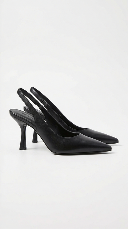 María Casandra™ | Tacones Nicole con correa en la parte posterior