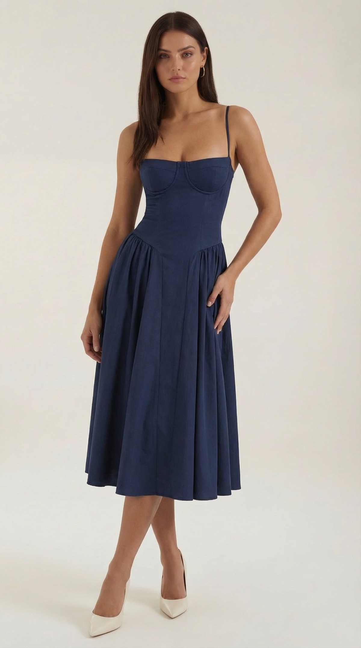 Ana Amaya™ | Vestido midi Corsé