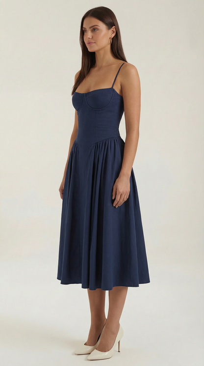 Ana Amaya™ | Vestido midi Corsé