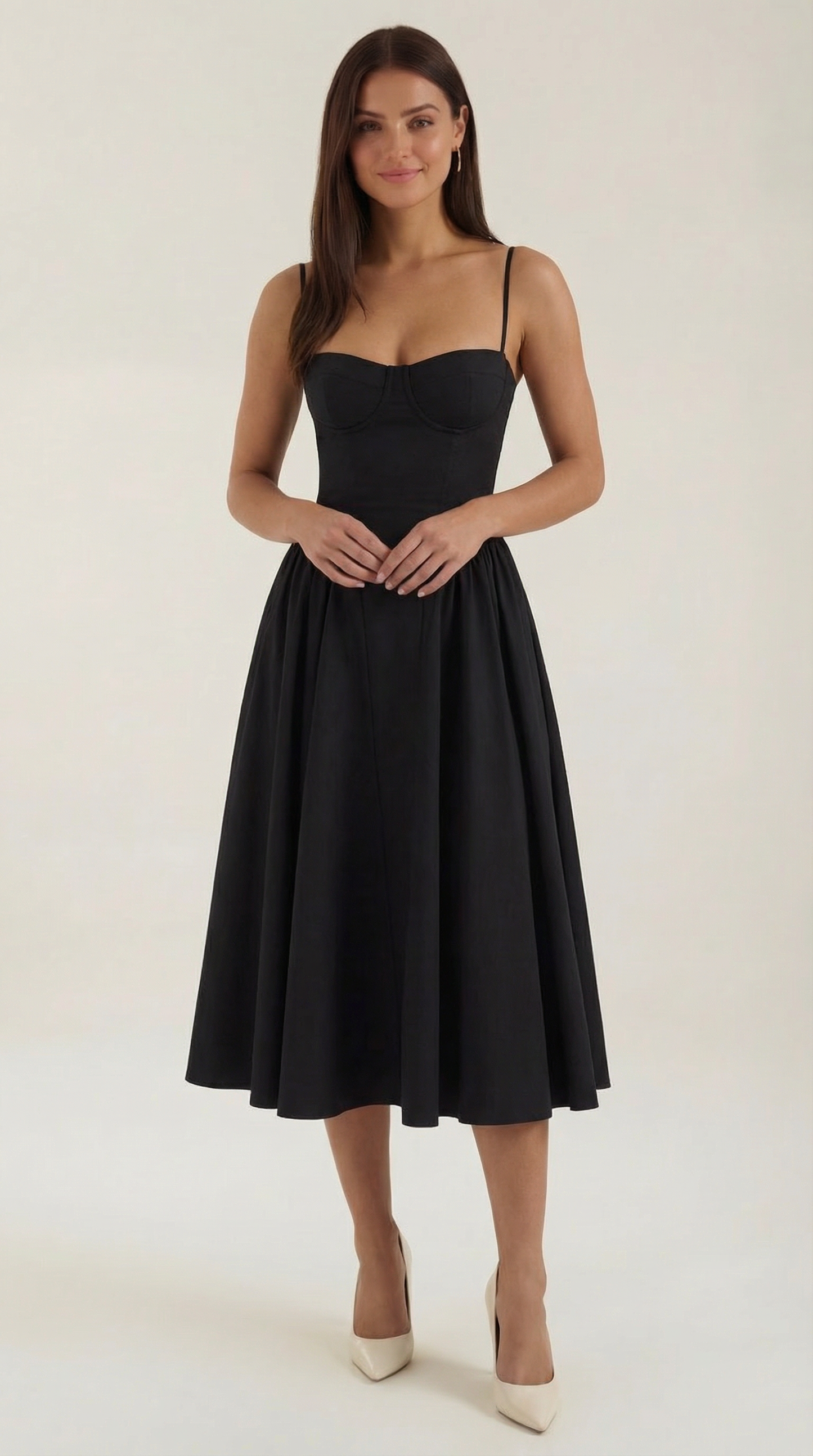 Ana Amaya™ | Vestido midi Corsé