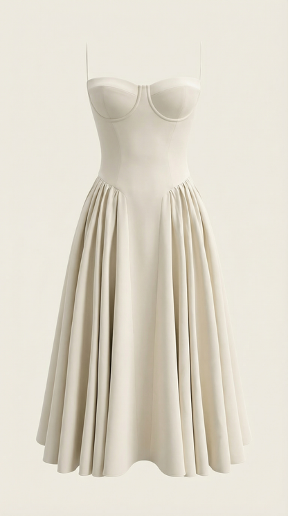 Ana Amaya™ | Vestido midi Corsé