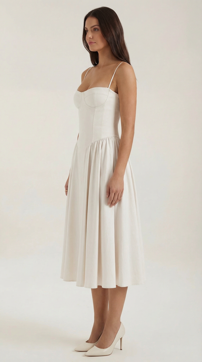 Ana Amaya™ | Vestido midi Corsé