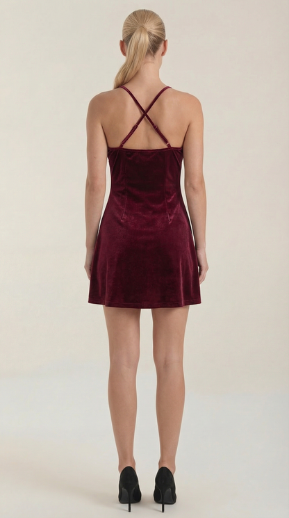 Ana Natividad™ | Mini Cami Dress in Olive Green