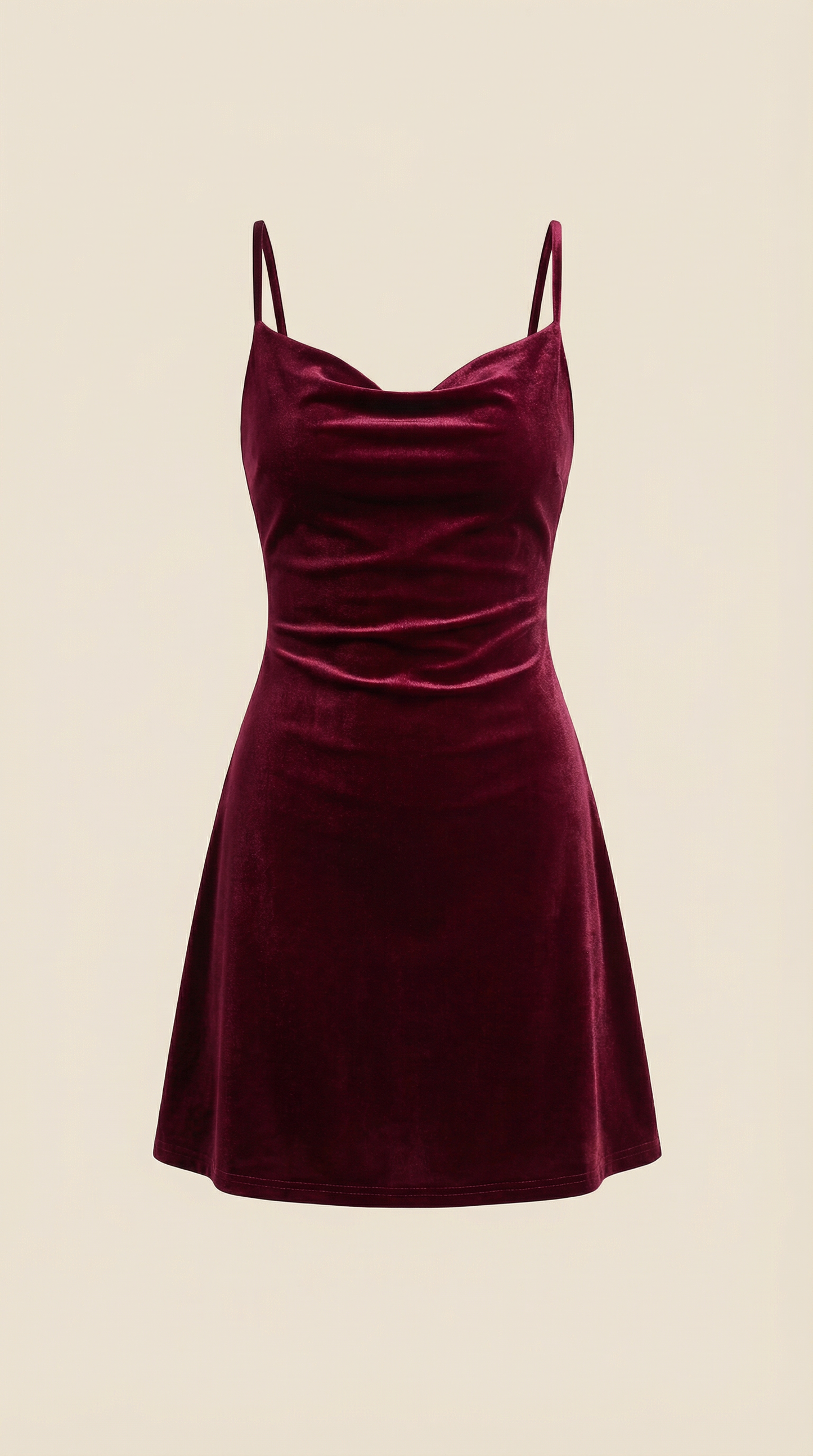 Ana Betania™ | Vestido Verde Oliva de Tirantes Cortos