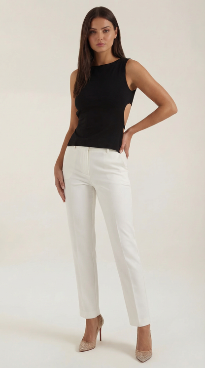 Yaiza Jacinta™ | Sin Mangas Opal con Diseño Cortado