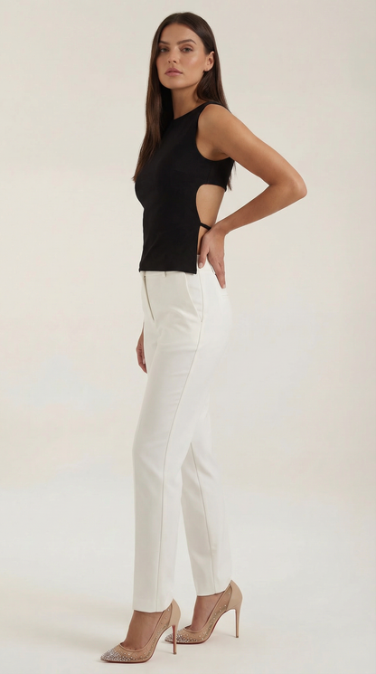 Yaiza Jacinta™ | Sin Mangas Opal con Diseño Cortado