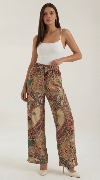 María Estefanía™ | Trousers Pam Paisley