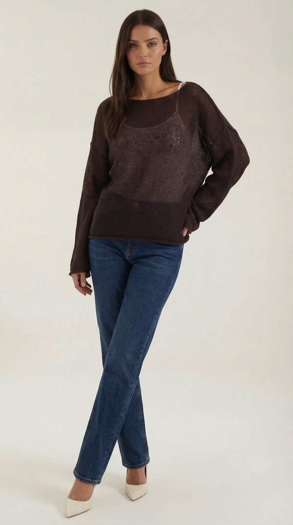 Rosa Yaiza™ | Suéter de Punto Oversize Pam