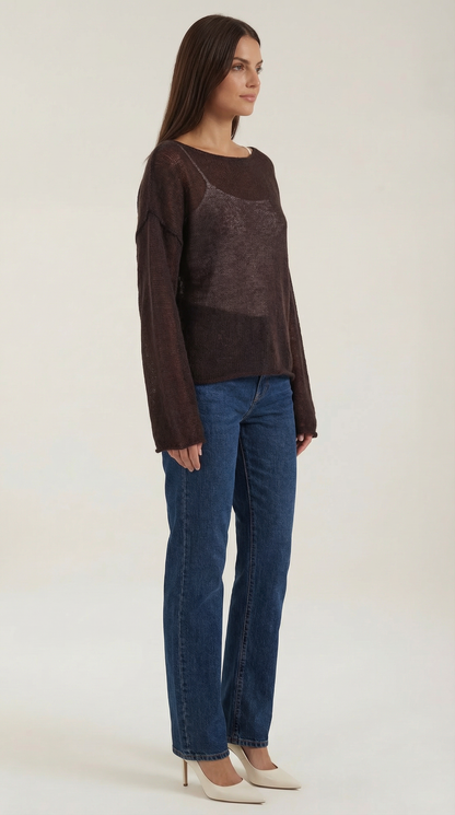 Meritxell Agata™ | Suéter Oversize de Punto