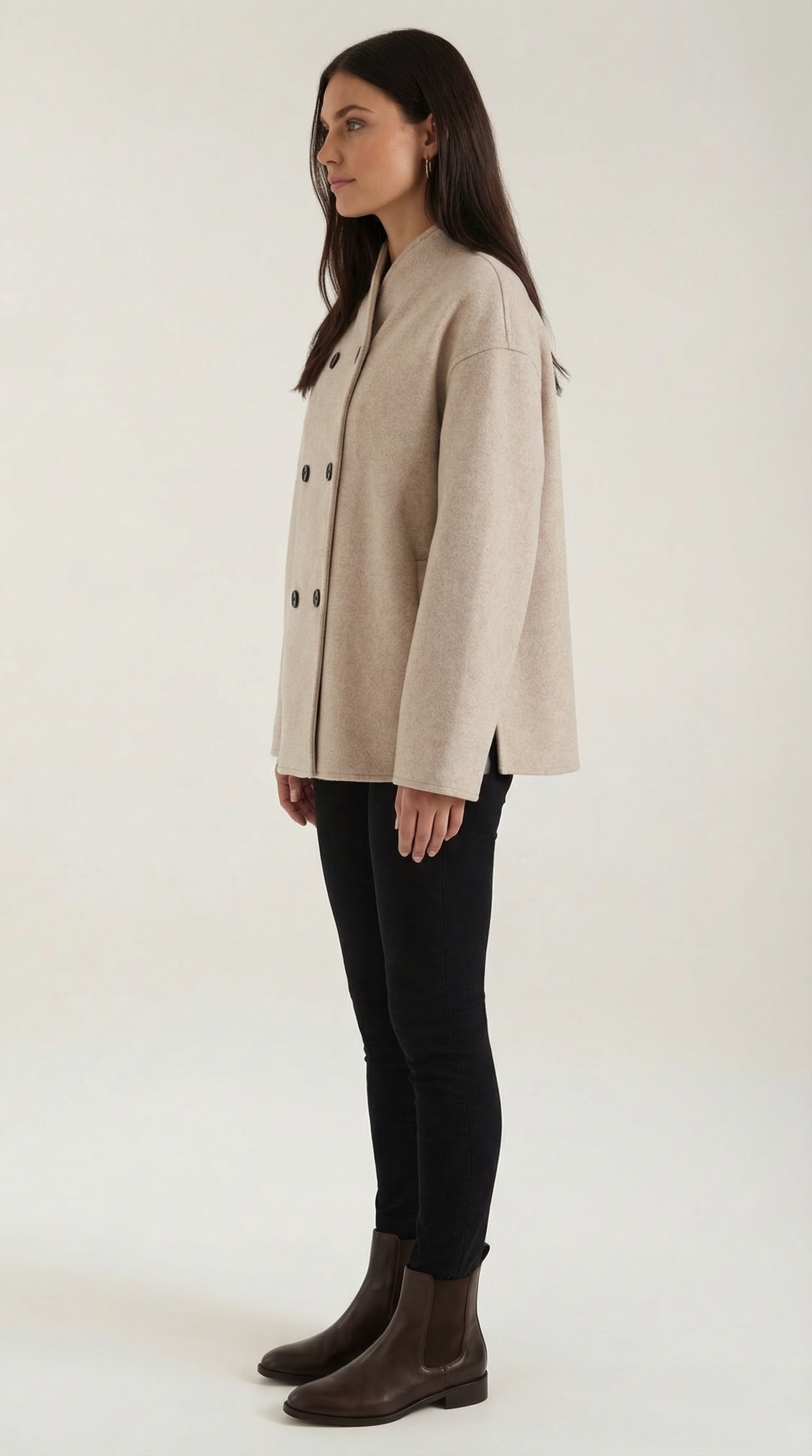 Ana Candela™ | Chaqueta Oversized 'Pamela' con Cierre de Botones