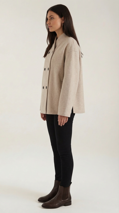 Ana Candela™ | Chaqueta Oversized 'Pamela' con Cierre de Botones