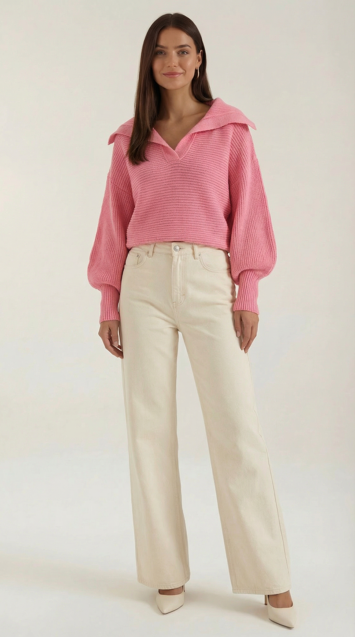 Kirsten Selma™ | Suéter de punto grueso con cuello alto