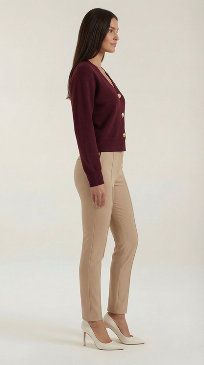 Angela Obdulia™ | Cárdigan de escote en V