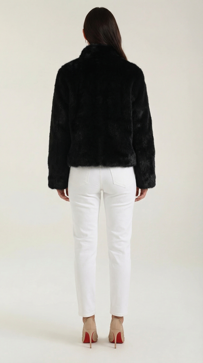Ana Angela™ | Chaqueta de Cuero Quilla