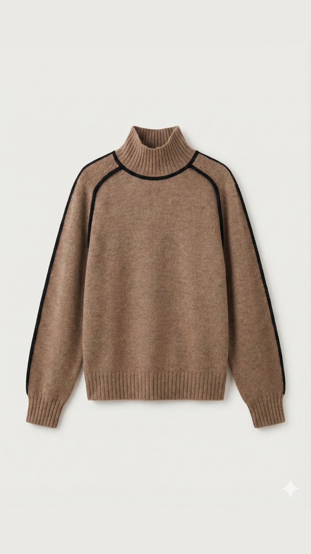 Rebecca™ | Suéter de cuello alto con detalles en contraste