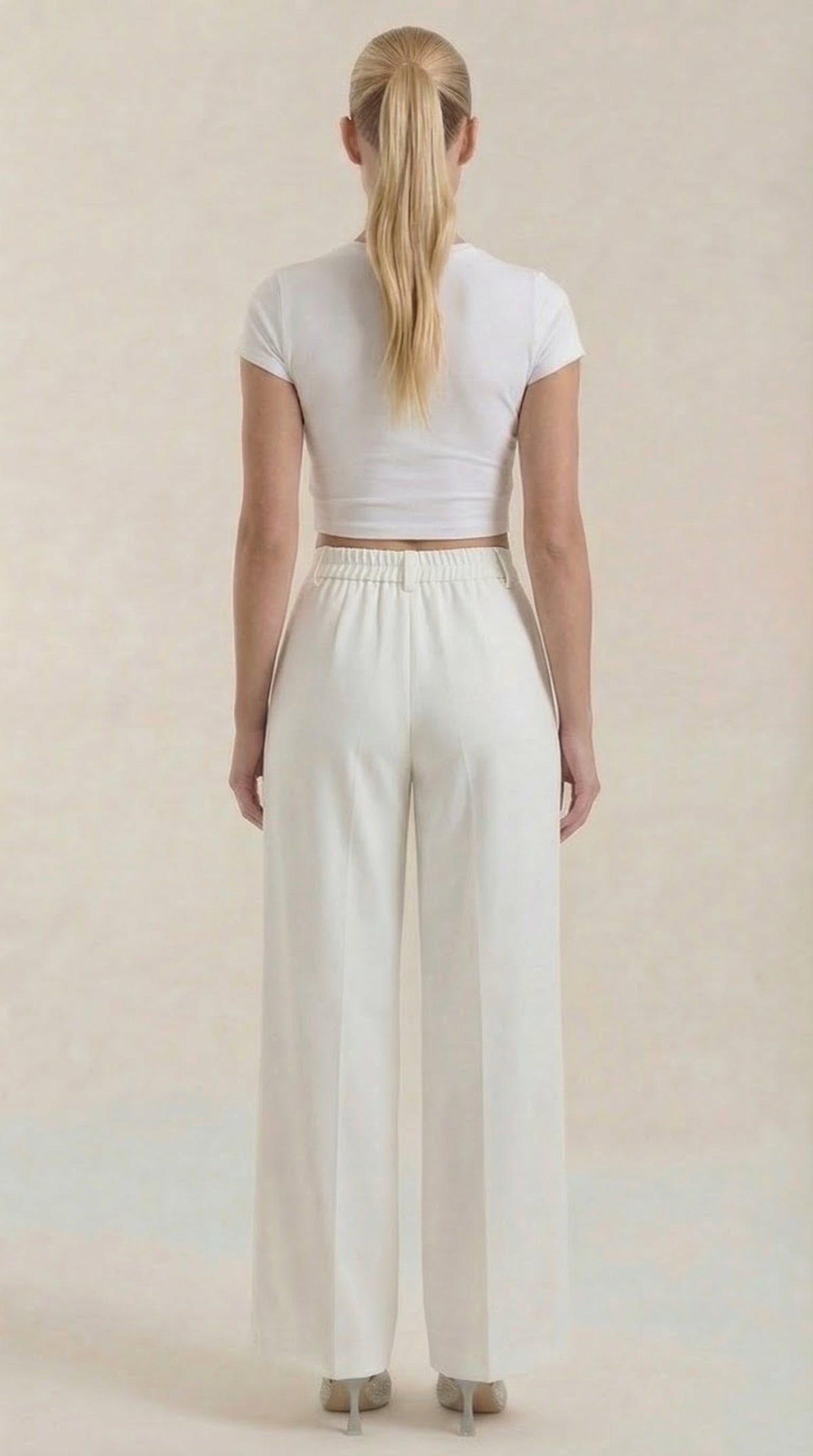 Rosa Modesta™ | Pantalones de oficina Rebecca de pierna ancha