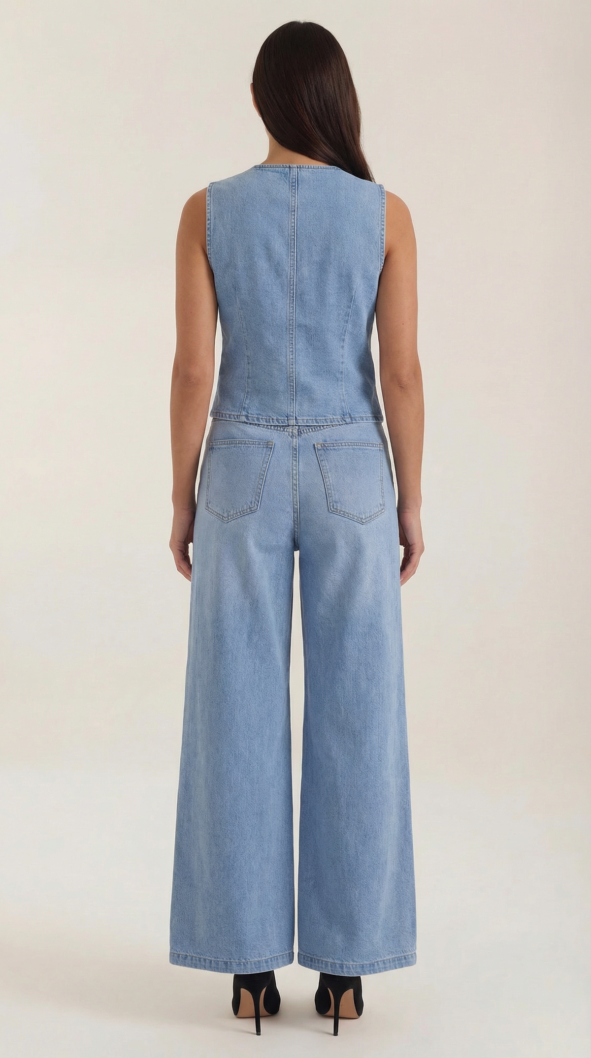 Rosa Felisa™ | Conjunto Rhonda de Algodón y Denim