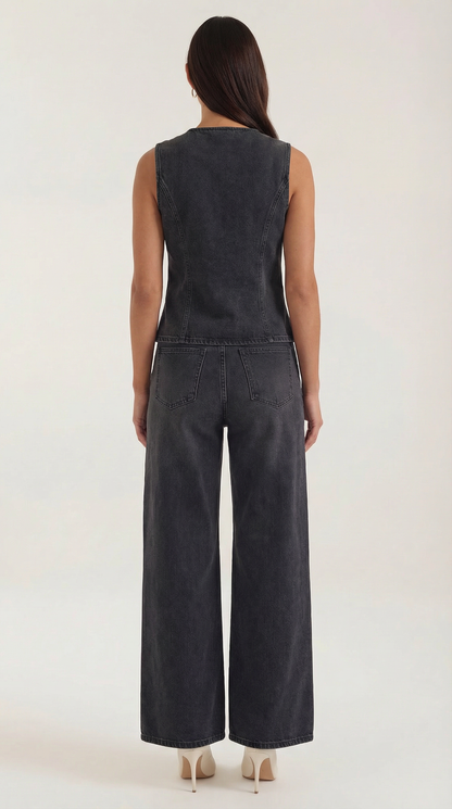 Rosa Felisa™ | Conjunto Rhonda de Algodón y Denim