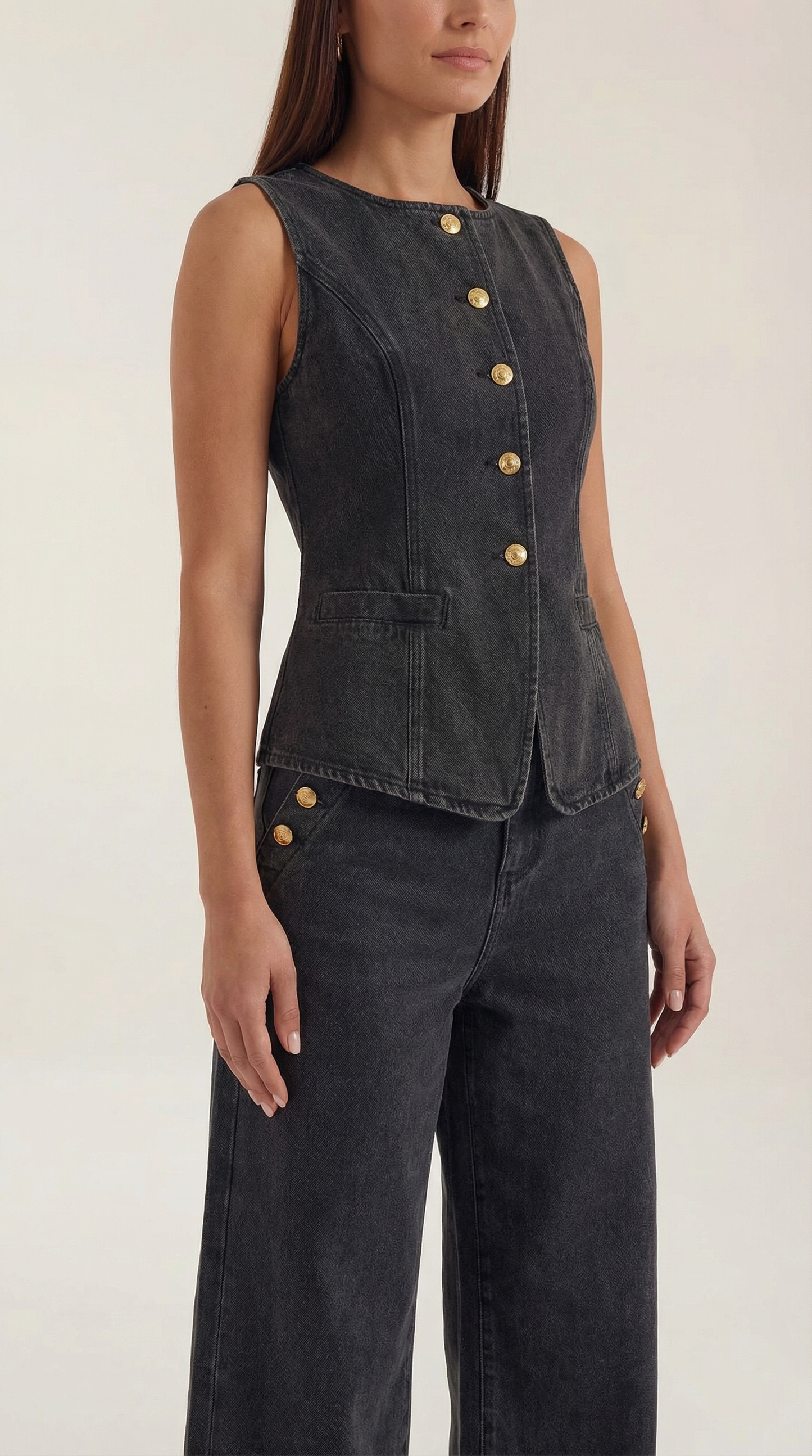 Rosa Felisa™ | Conjunto Rhonda de Algodón y Denim