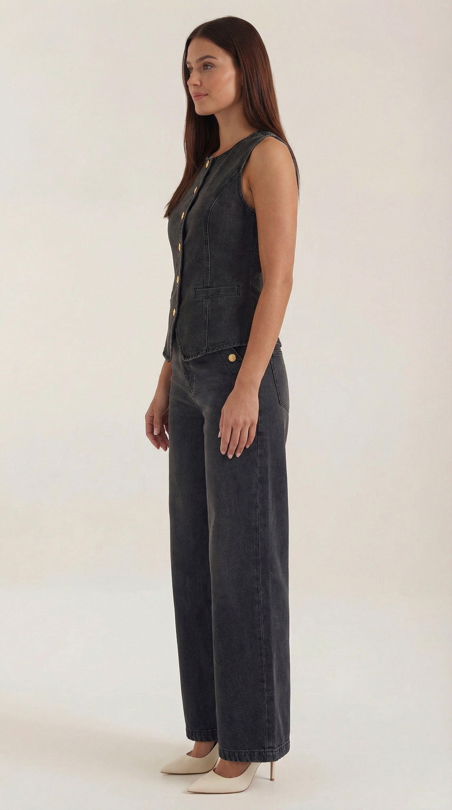 Rosa Felisa™ | Conjunto Rhonda de Algodón y Denim