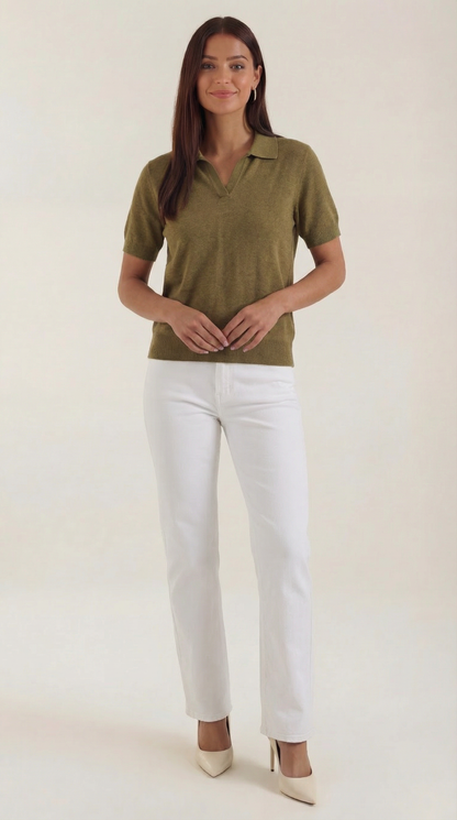 Zósima Nagore™ | Camiseta de punto corta