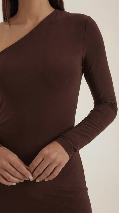 Zenaida Federica™ | Roberta Langarm-Bodycon-Maxivestido