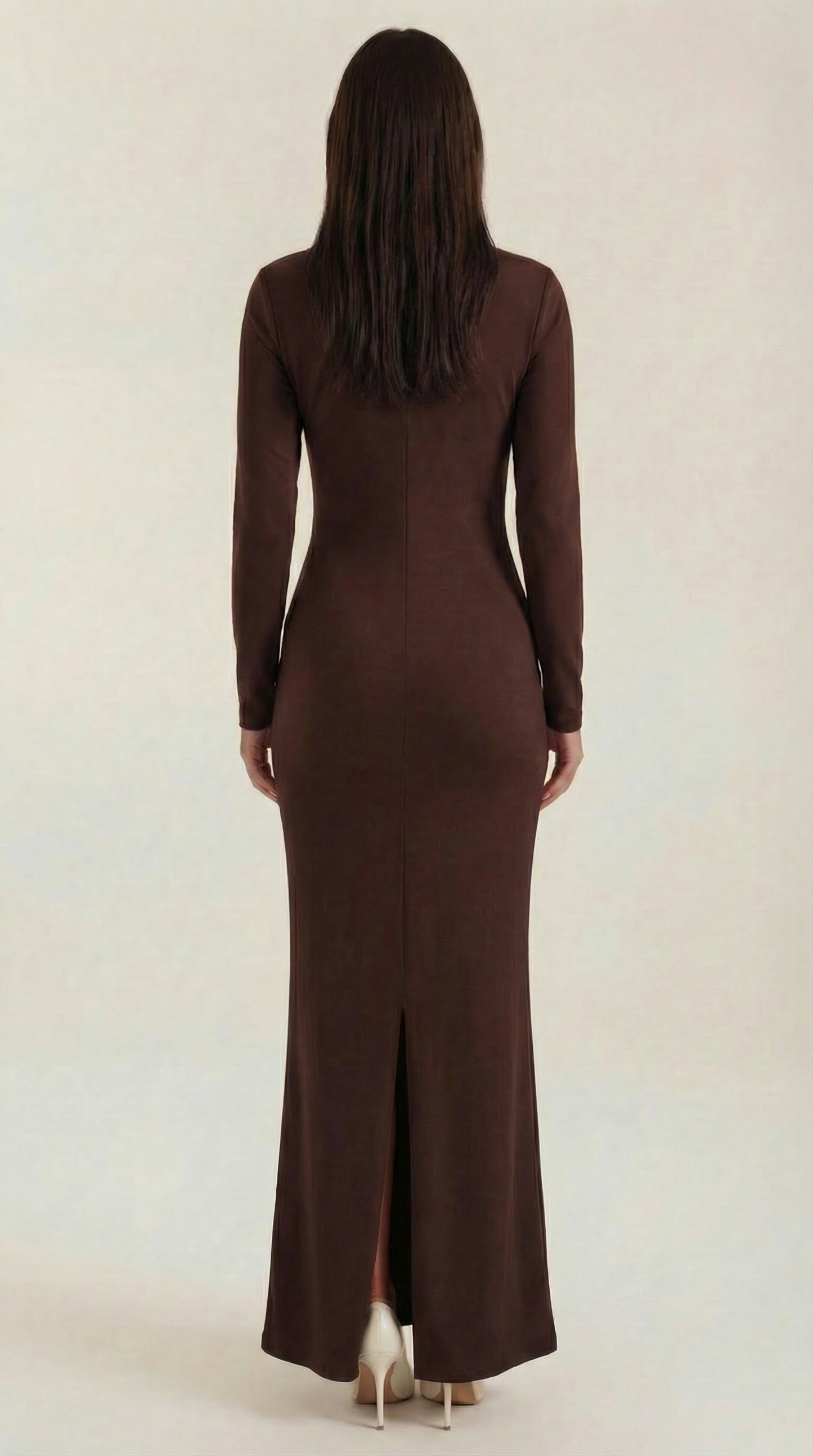 Bella Hilde™ | Langarm Bodycon Maxikleid