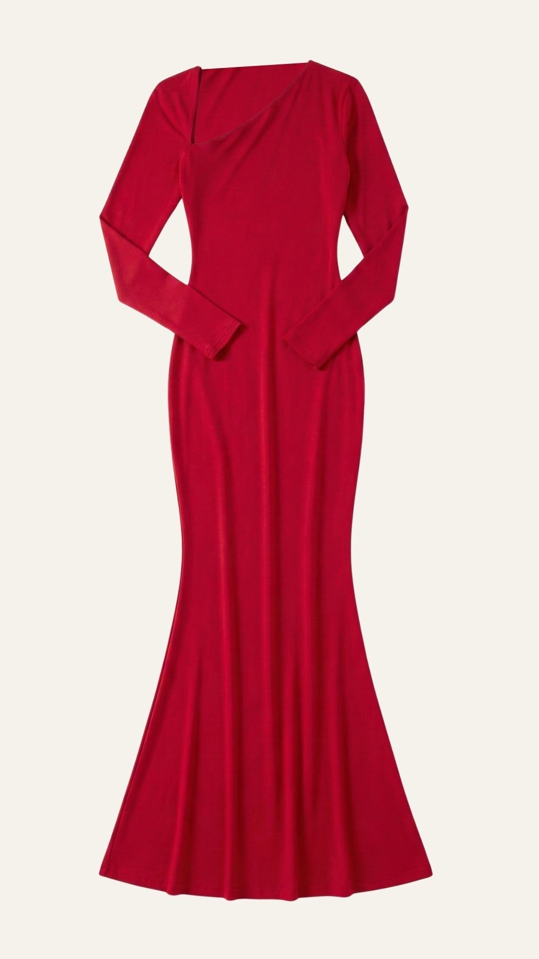 Bella Hilde™ | Langarm Bodycon Maxikleid