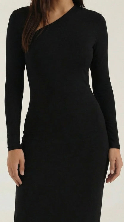 Zenaida Federica™ | Roberta Langarm-Bodycon-Maxivestido