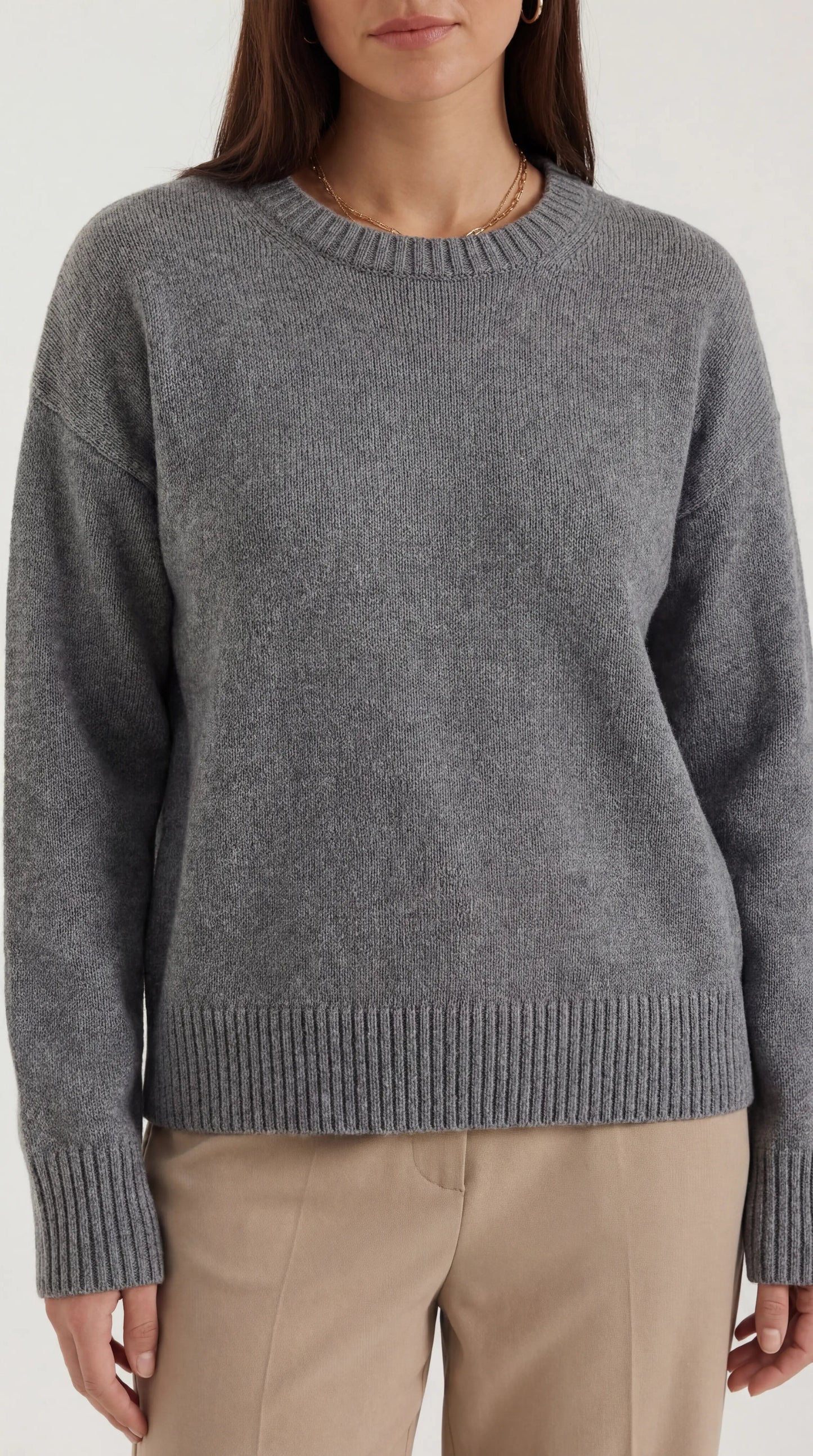 María Melisa™ | Suéter Oversize de Punto Ruby